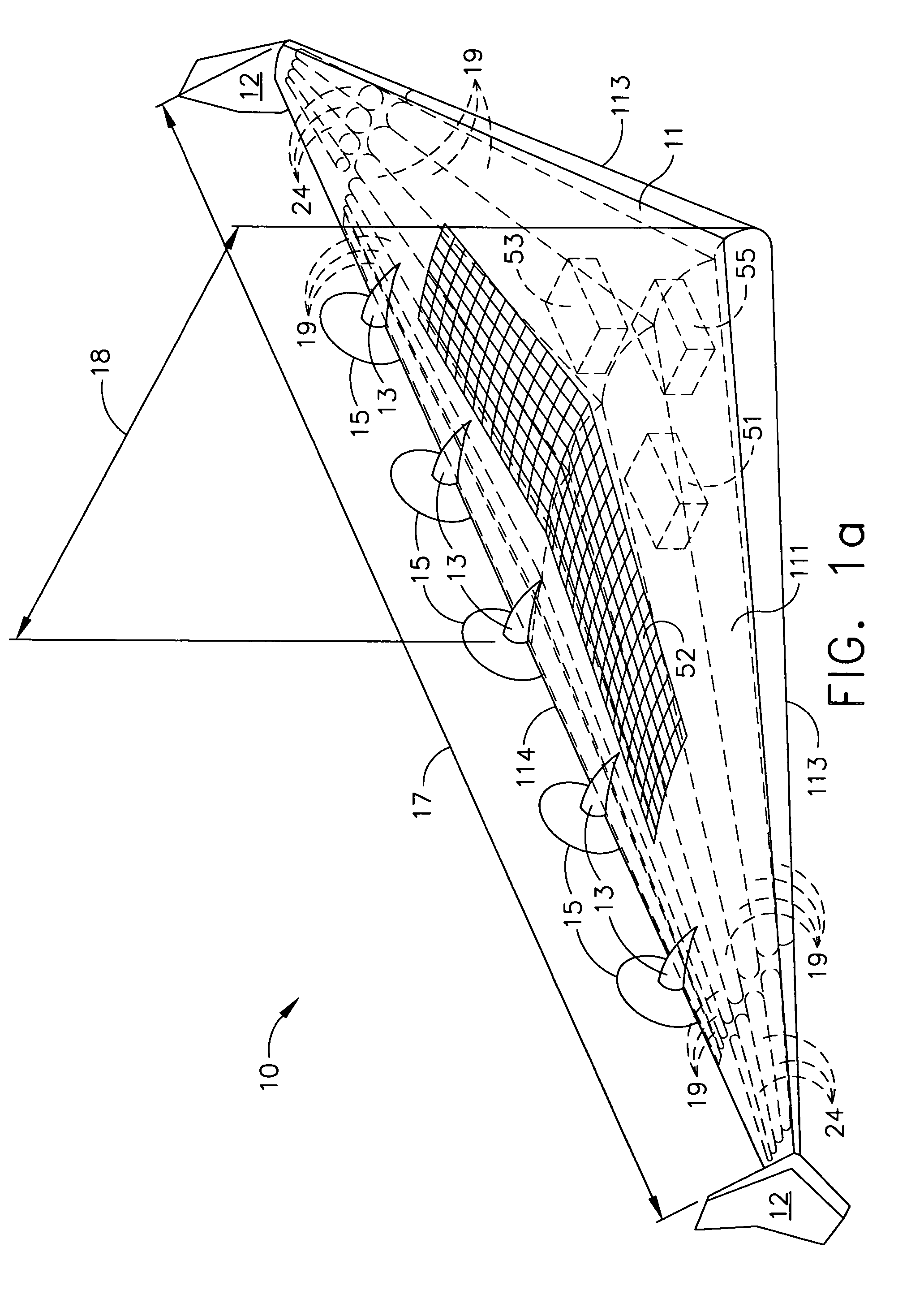 Delta-winged hybrid airship