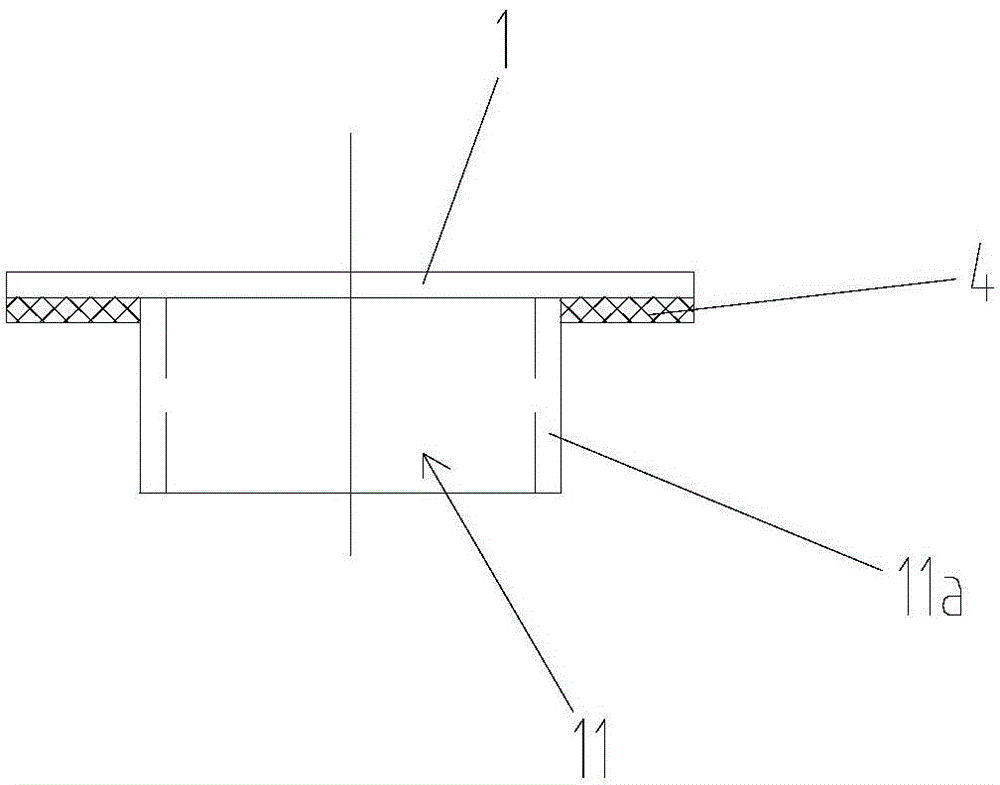 Sealing structure of wire passing hole of electric device storage body