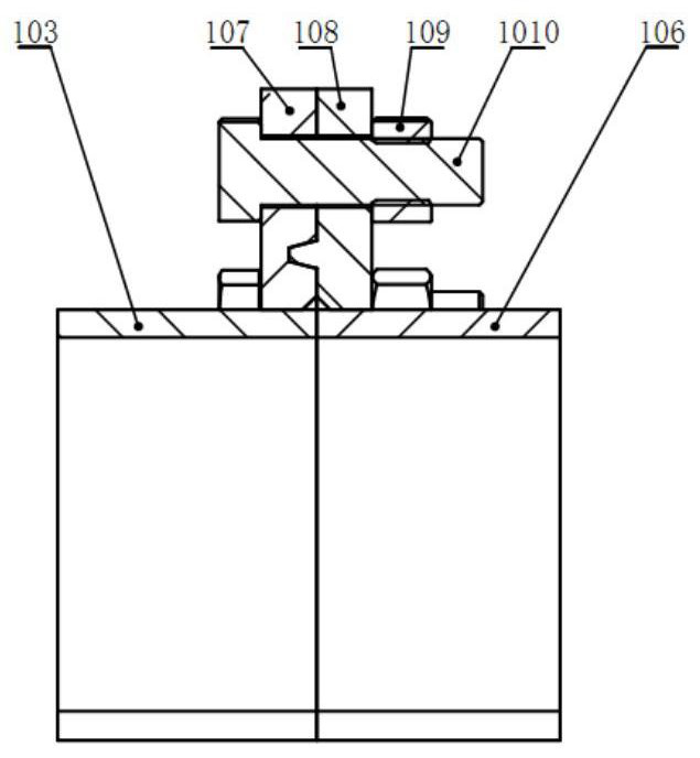 Tube rail hoisting device