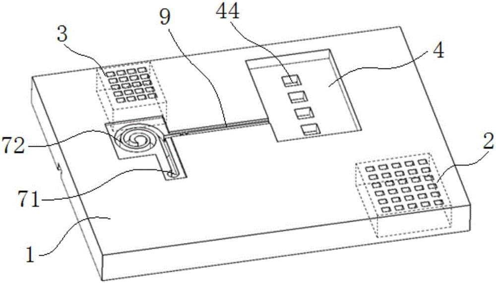 Mobile phone chip active heat dissipation device