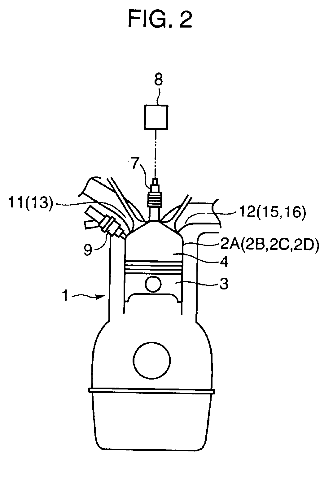 Control unit for spark ignition-type engine