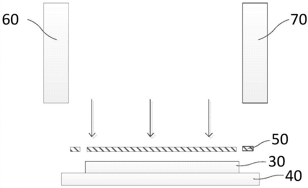 Film packaging structure and organic light-emitting device with same