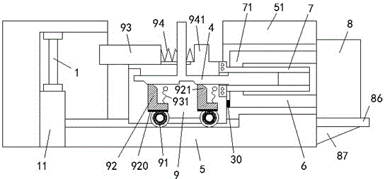 Novel loading equipment for rigidity test of material and use method thereof