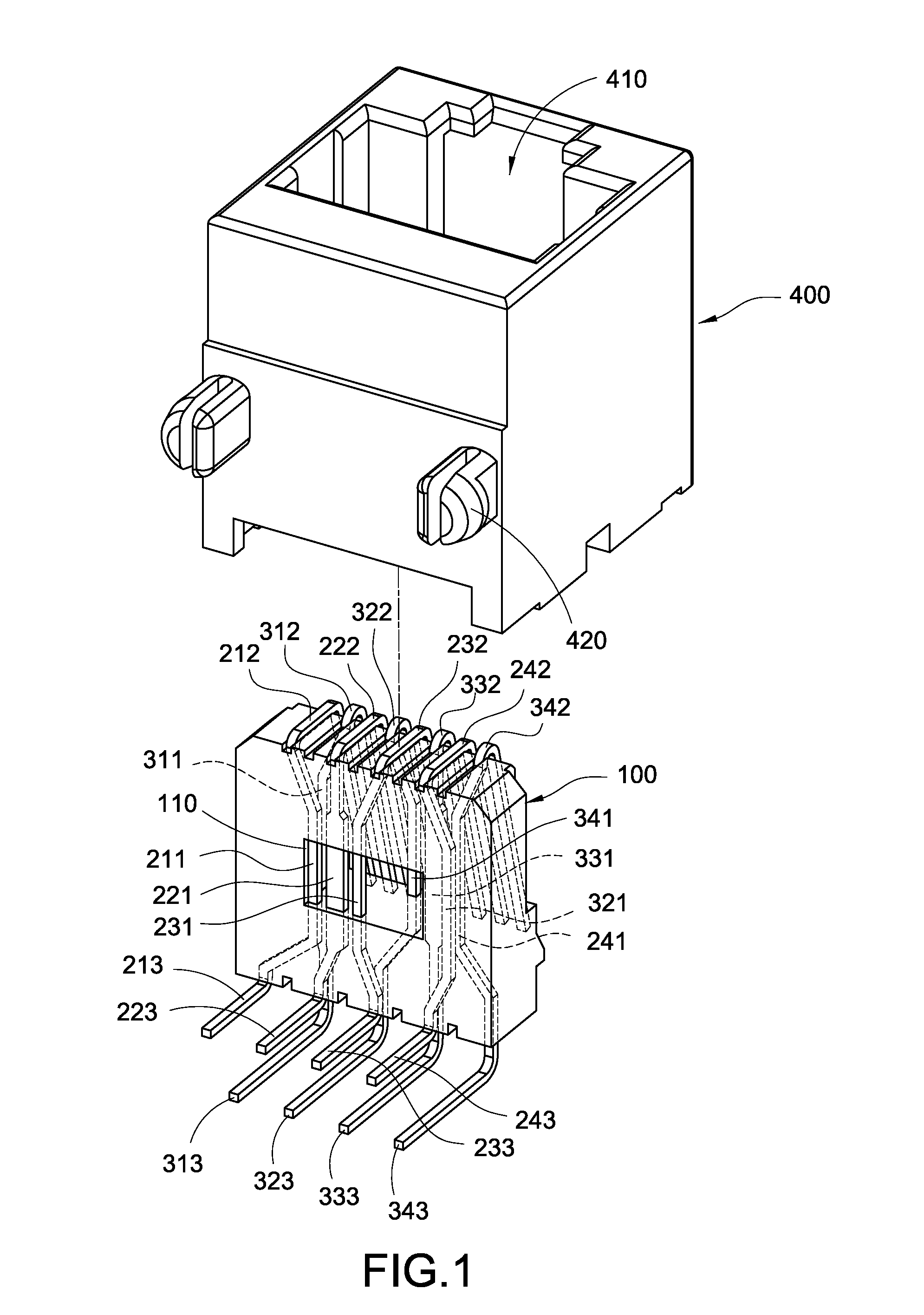 Network connector socket