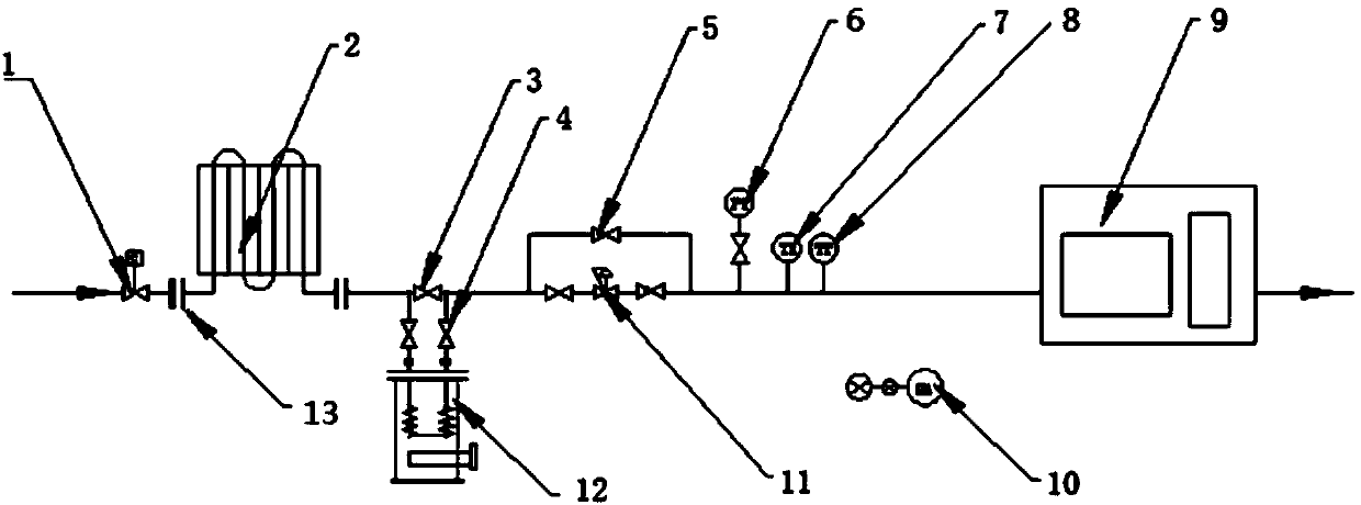 Liquefied natural gas filling station BOG utilization system