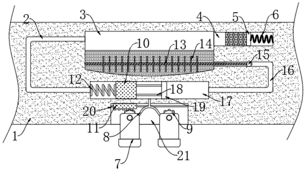 A high-efficiency fire protection system for office buildings