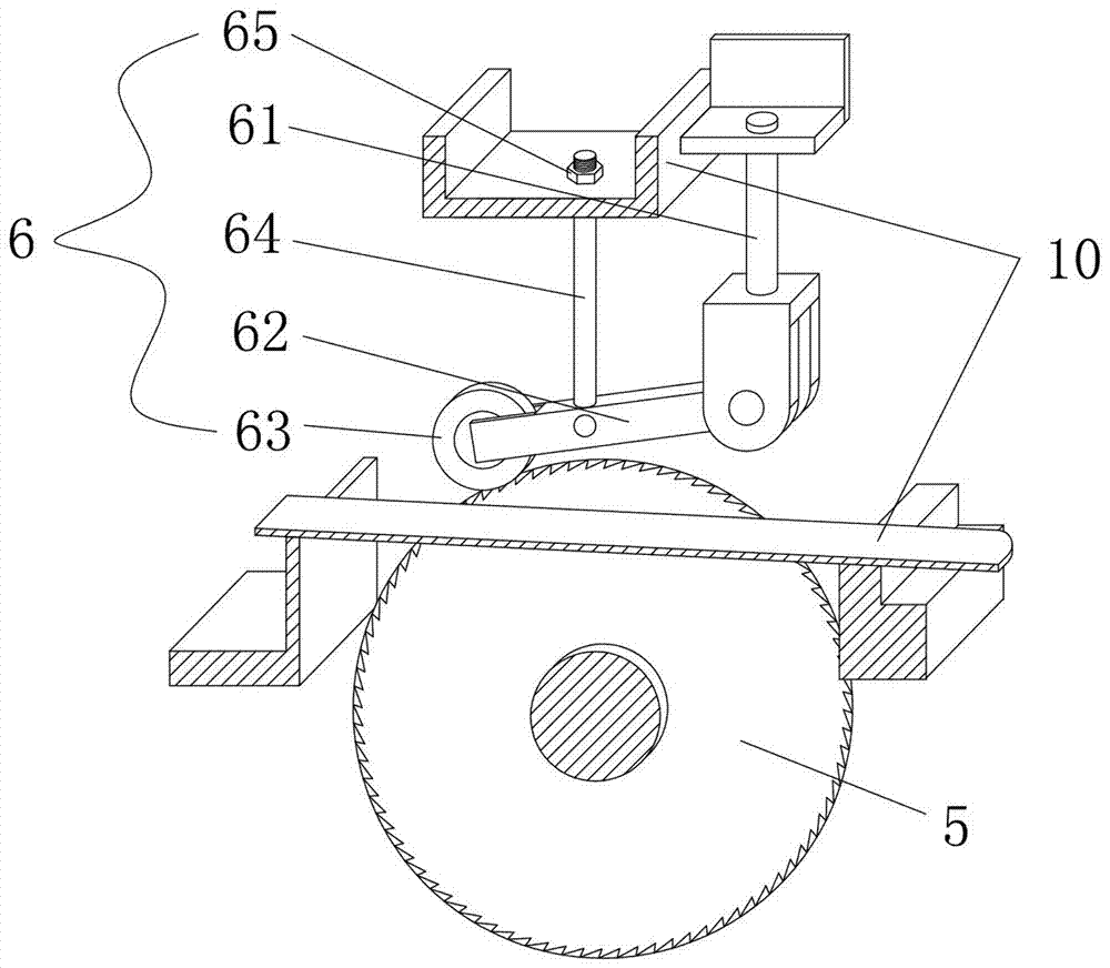 Full-automatic groove broacher for wood processing