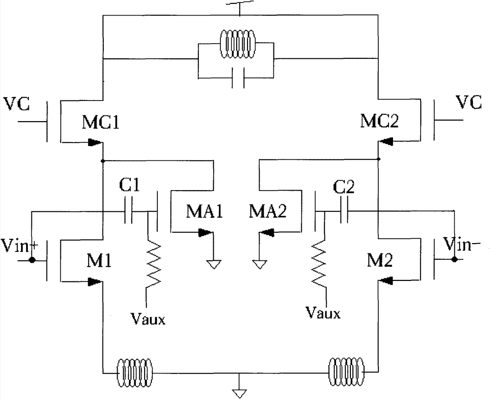 Low noise amplifier and over distortion method based on same