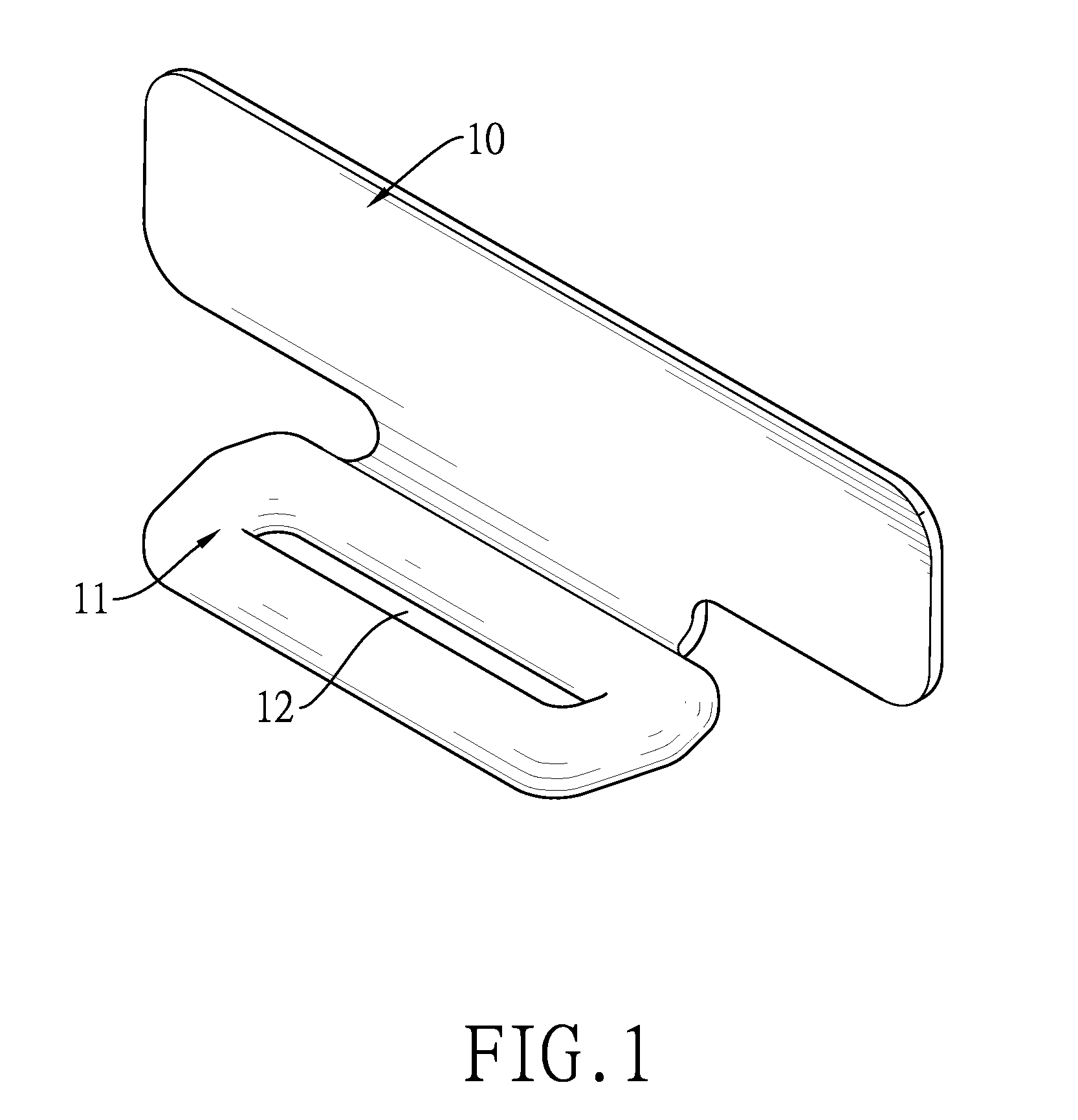 Connecting ring for interior cross straps of a suitcase