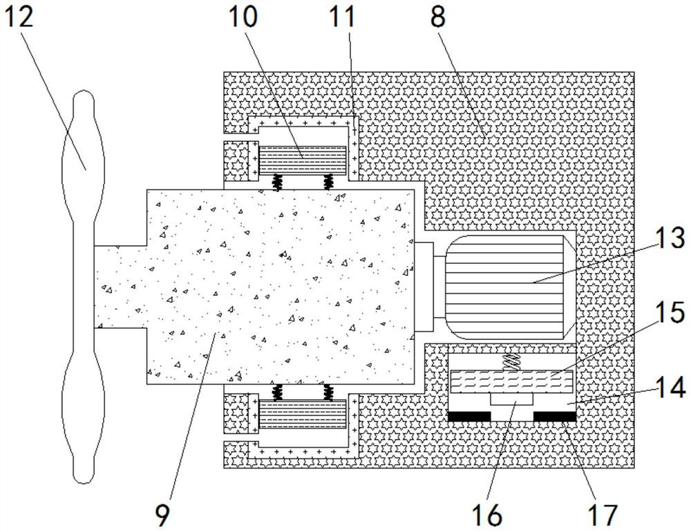 Intelligent floor sweeping anti-skid robot based on intelligent manufacturing