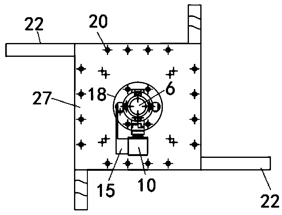 Ground flight test platform and test method for coaxial double-rotor unmanned aerial vehicle