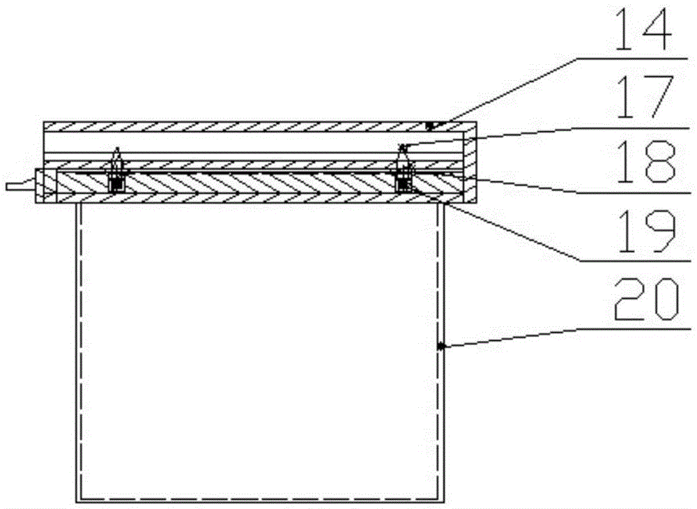 Powder recovery device suitable for laser metal forming process