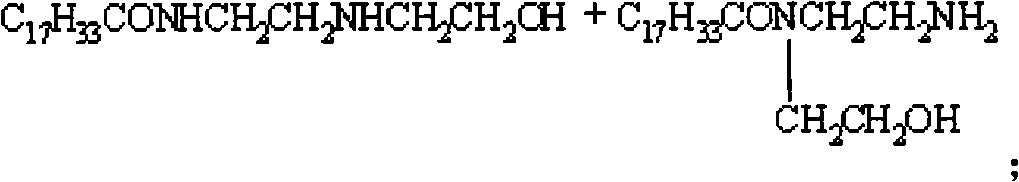 Dicarboxy oleic acid acidamide surfactant and synthetic method