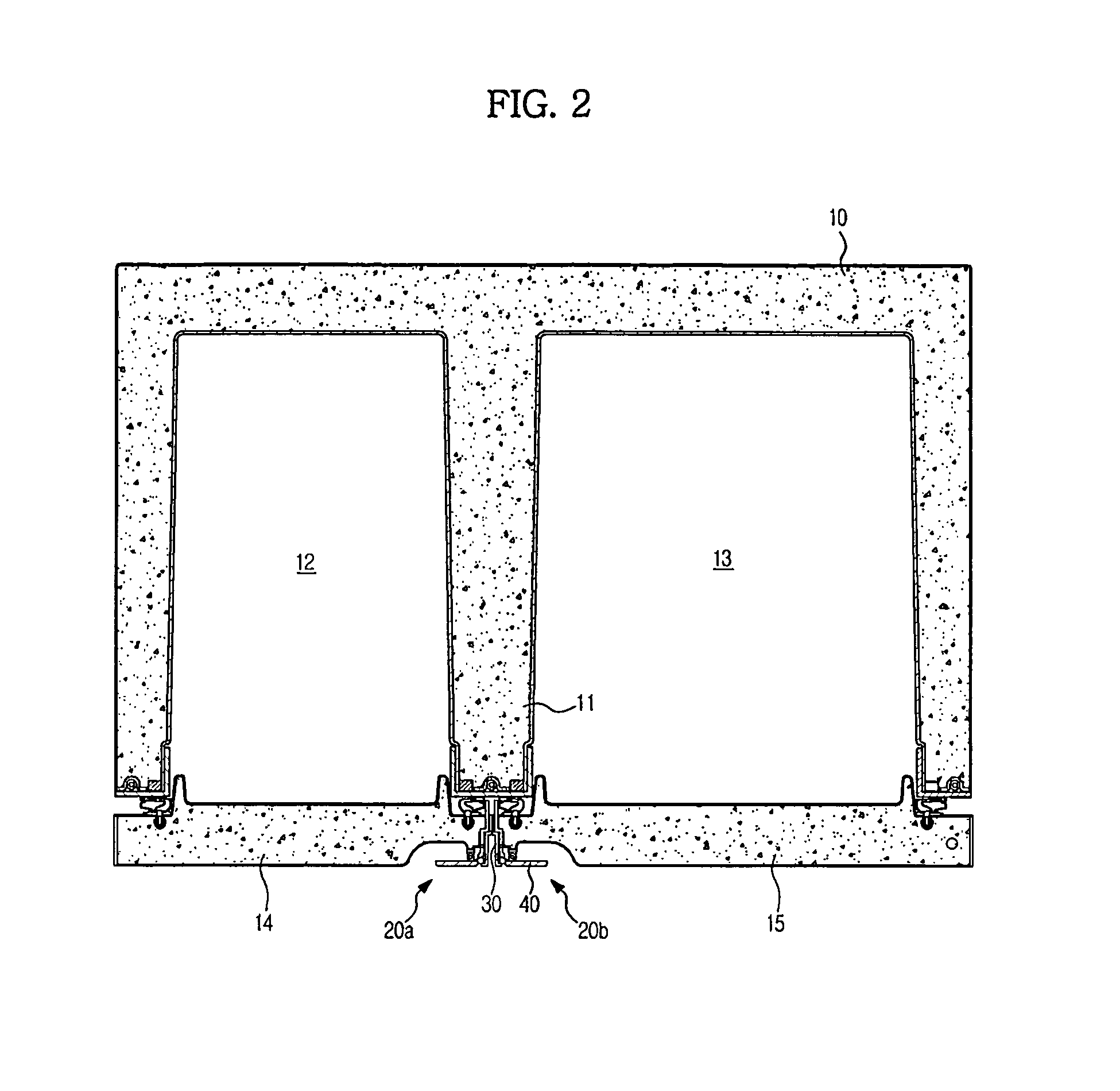 Opening device for refrigerator