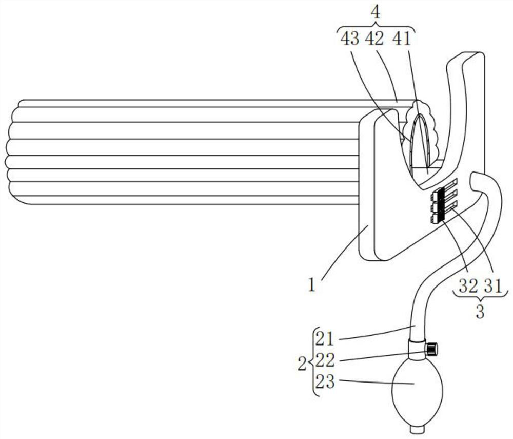 Clinical internal examination device for gynaecology and obstetrics