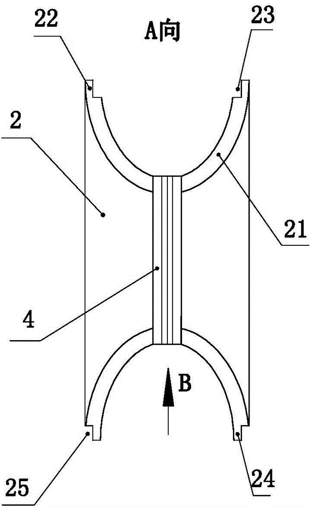 Bone-fragment-fixing steel wire guiding device for femoral shaft fracture