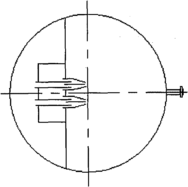 Oil, water and solid multi-phase separation method for natural gas