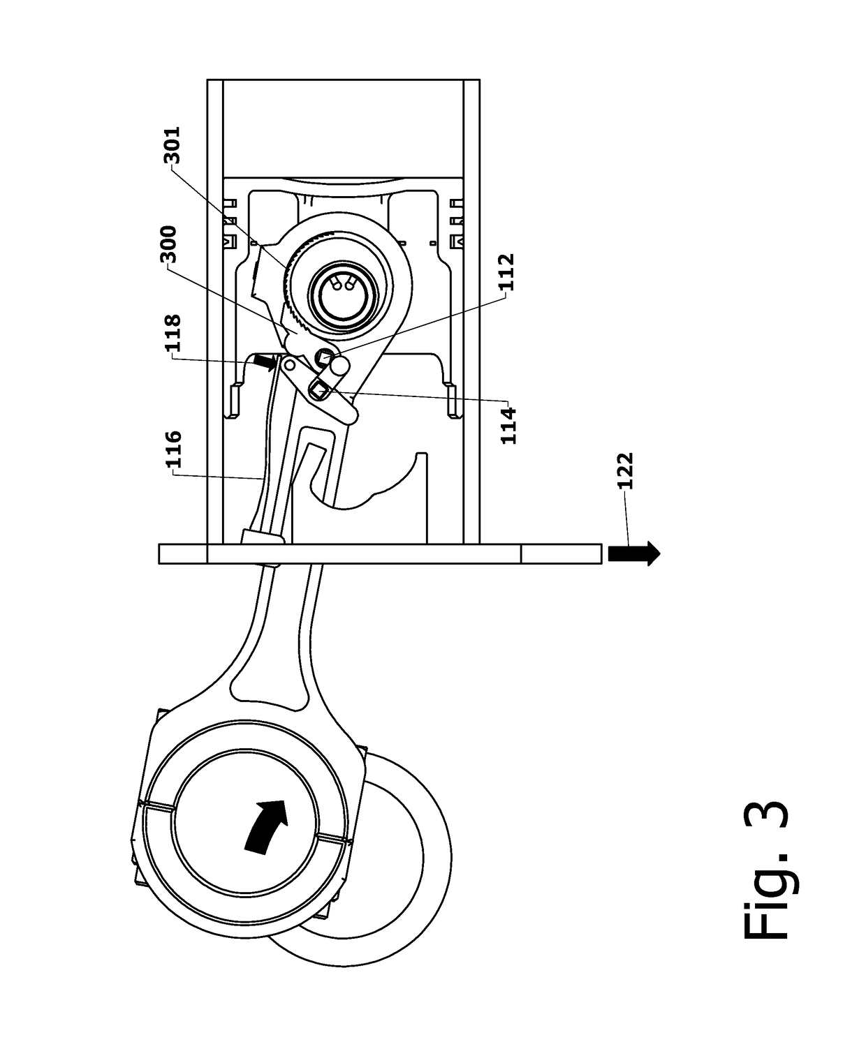 Variable compression connecting rod