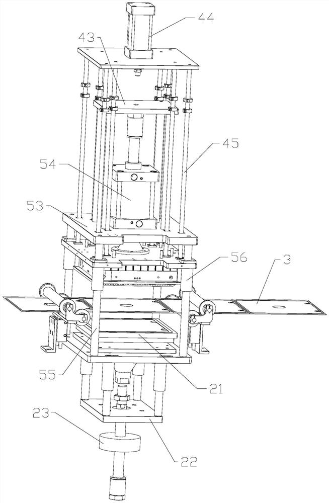 DTRO membrane welding heating mechanism and DTRO membrane welding machine