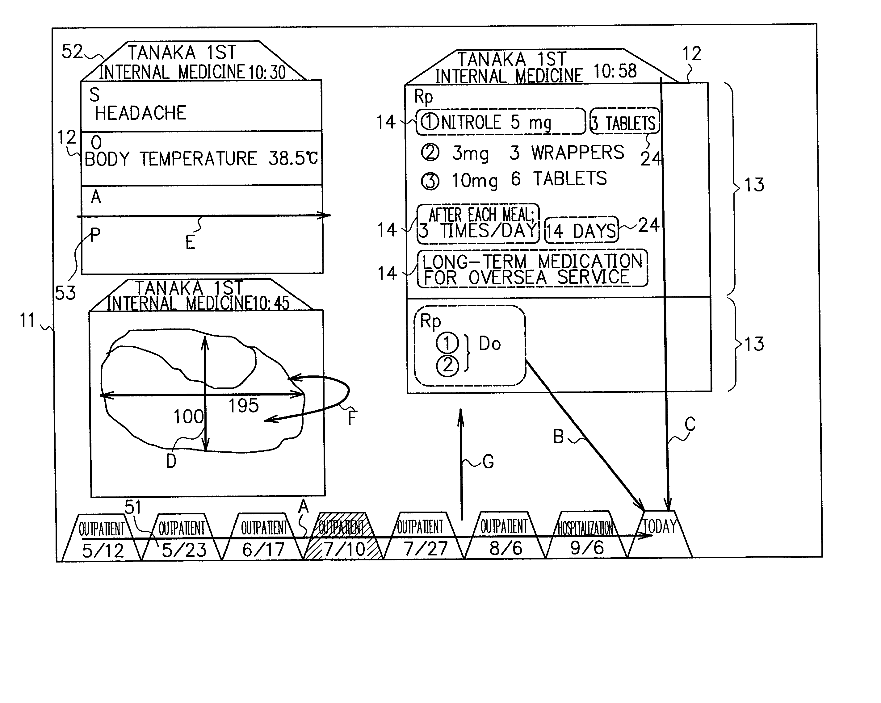 Method for supporting medical treatment system and medical treatment support system