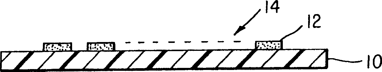 High wet sensitive electronic device element and its manufacturing method