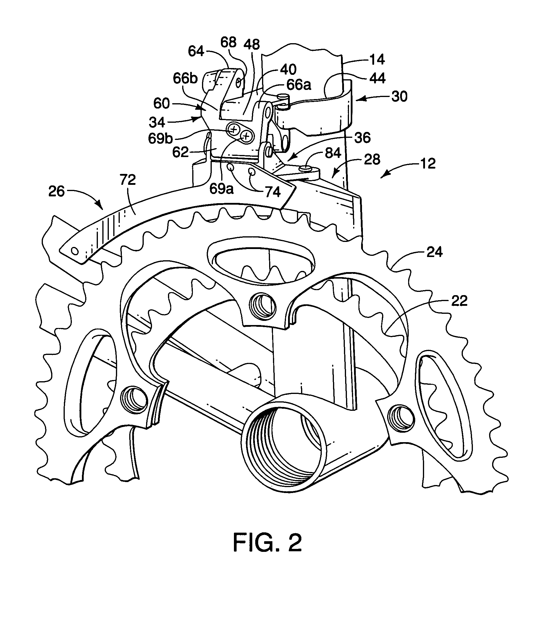 Bicycle front derailleur