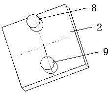 Five-axis NC machine tool calibration device and operation method