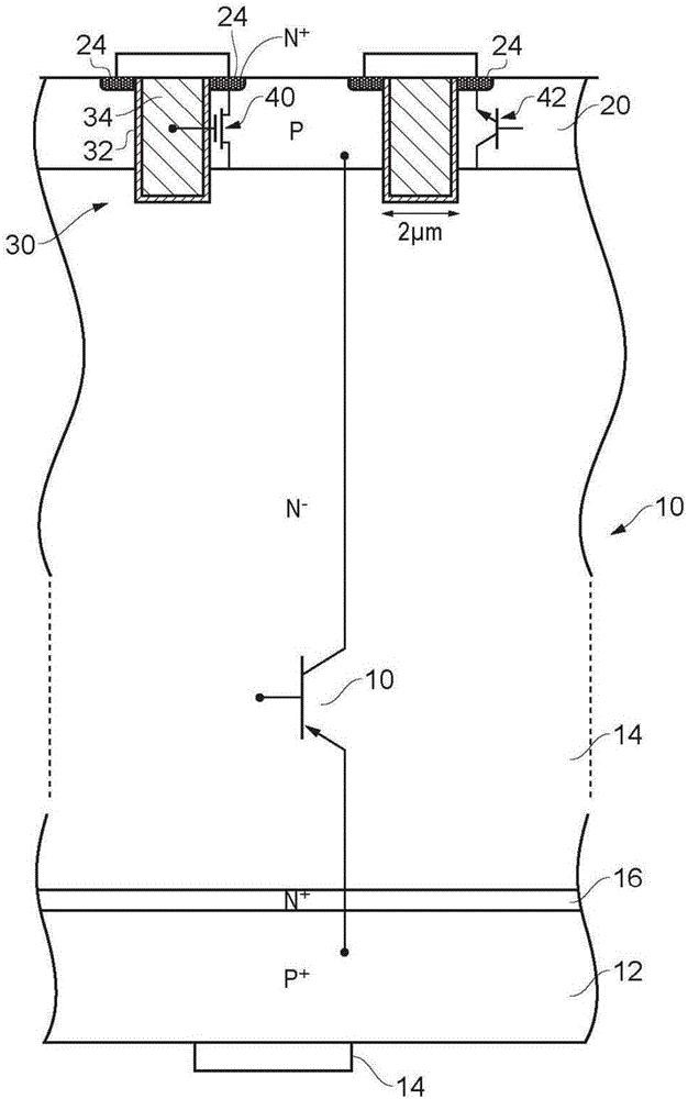 Fet-bipolar transistor combination