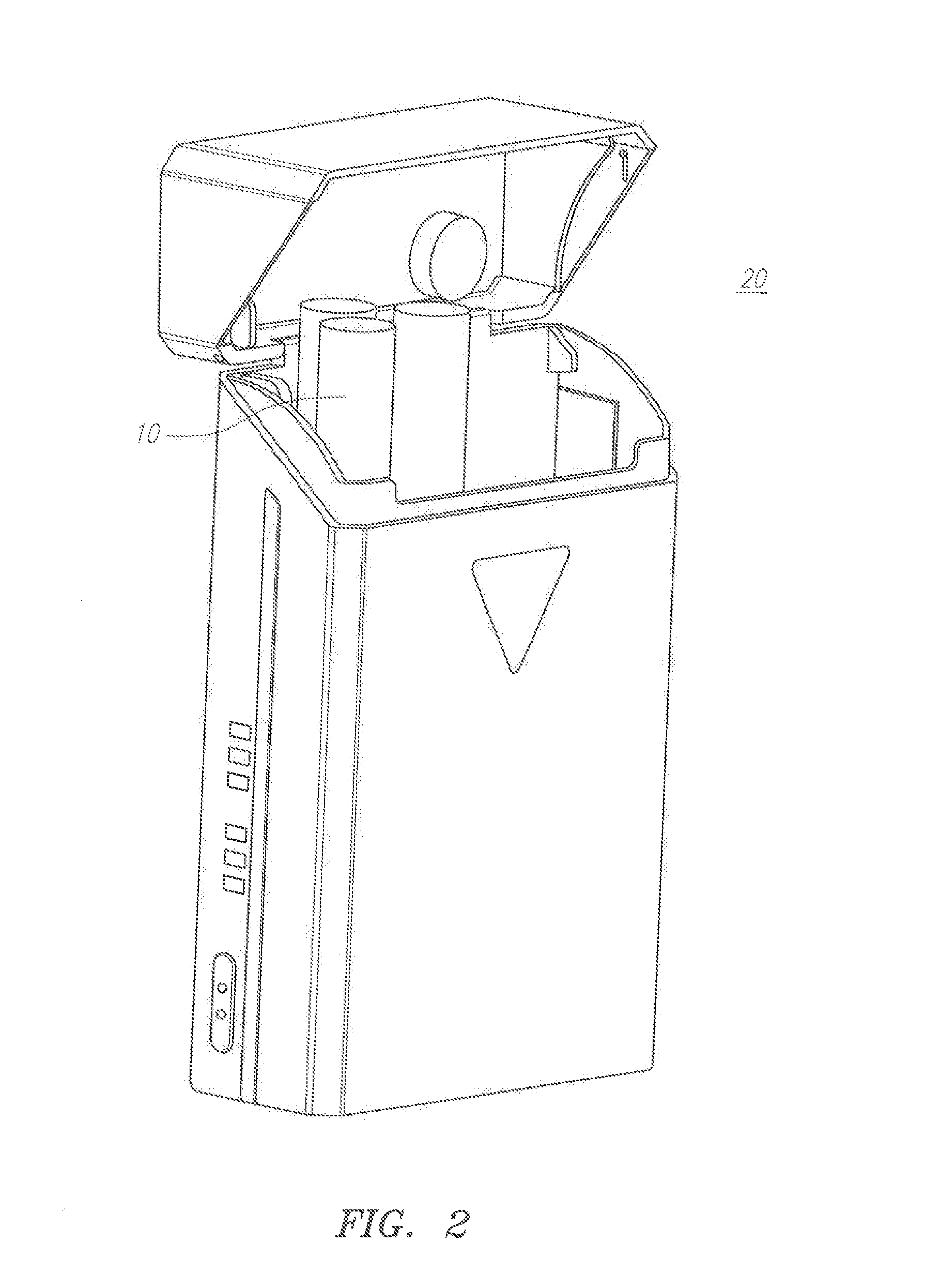 Method, system and device for switchless detection and charging