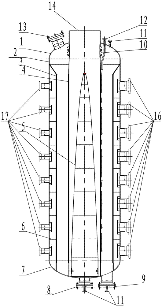 Radial fixed bed oxidative dehydrogenation reactor for regenerating catalyst by sections