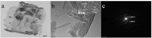 Double-functional Beta-FeOOH/eg-C3N4 composite nanomaterial and preparation method and application thereof