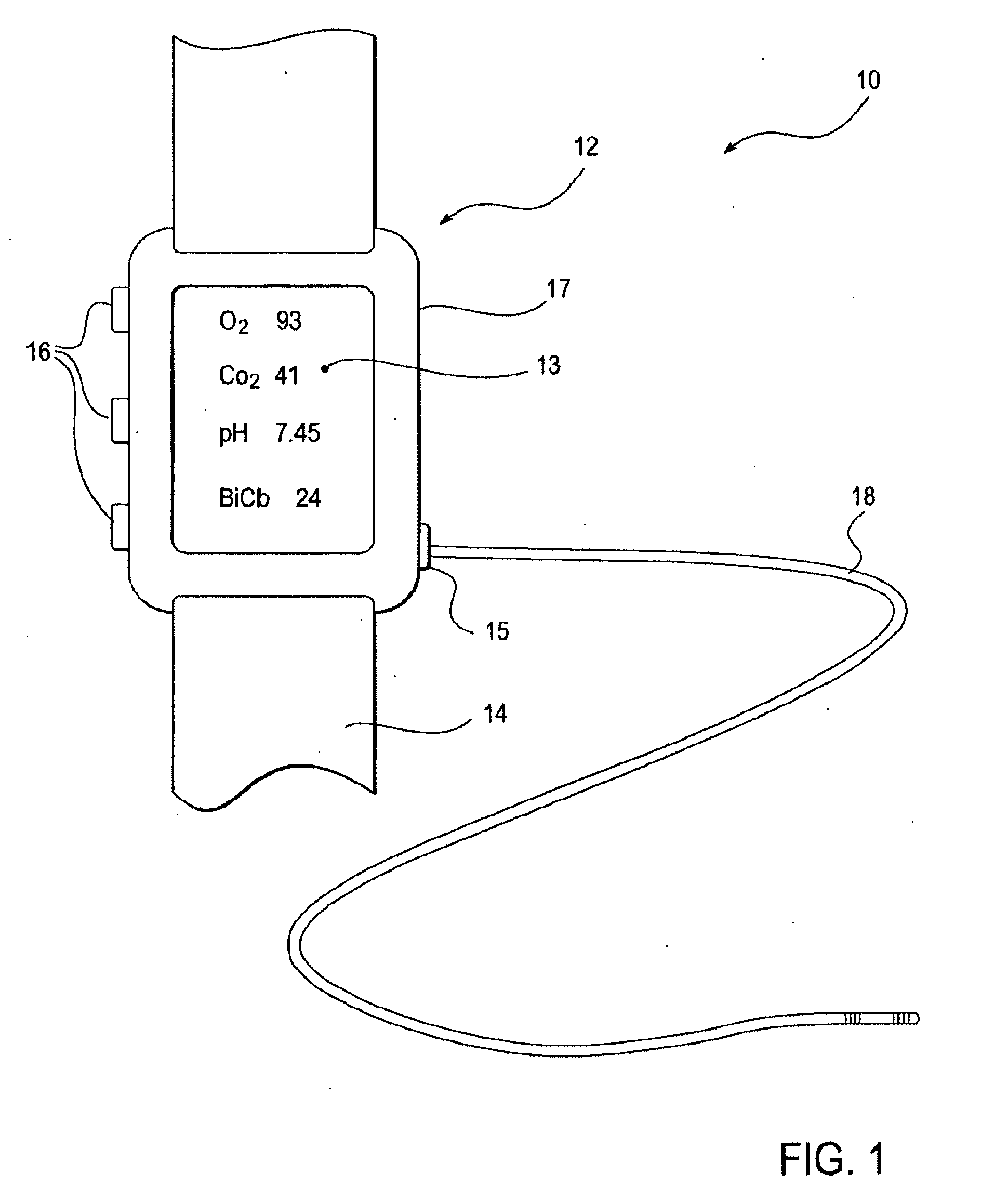 Sensor probe and display module