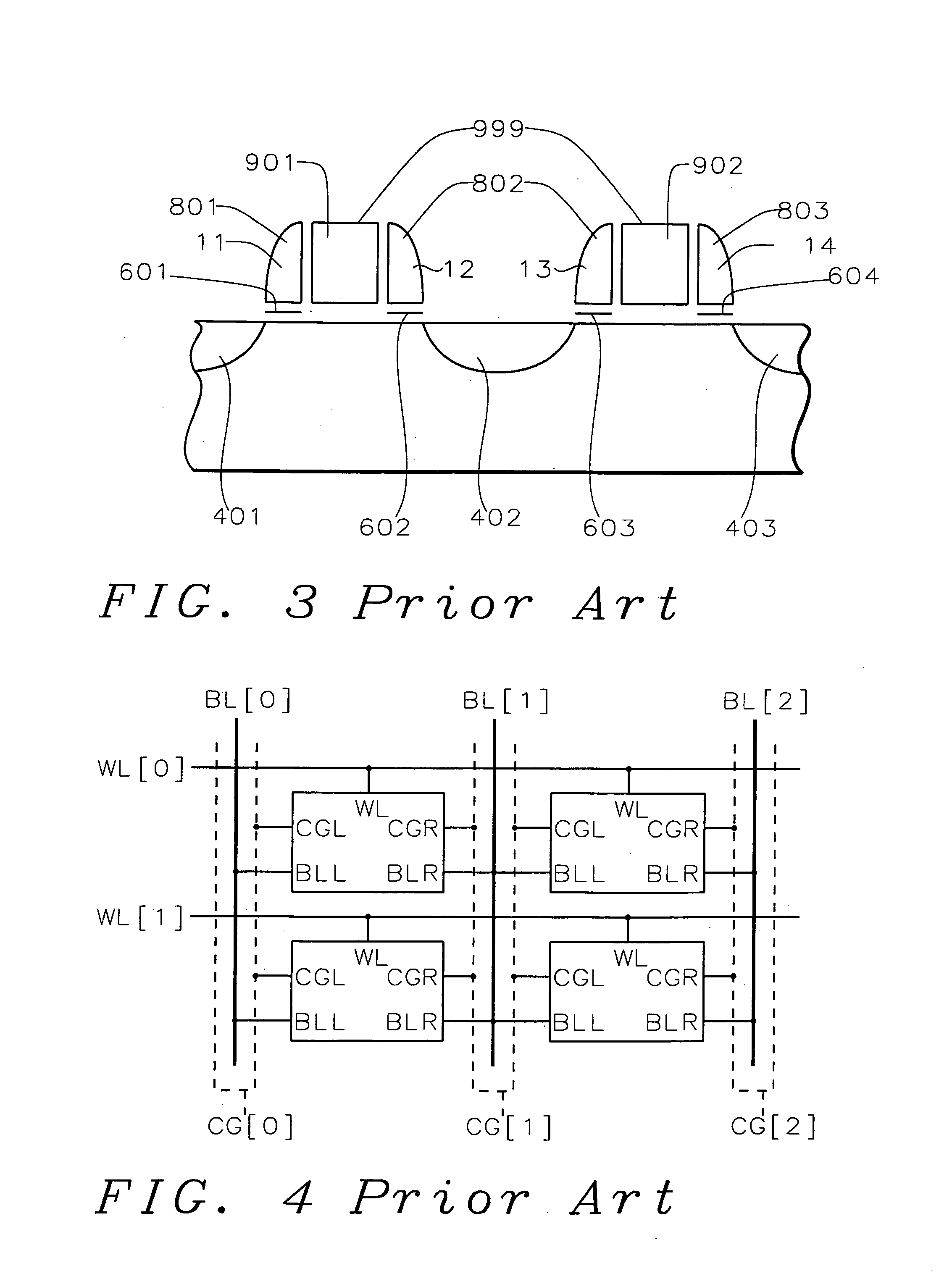 Nonvolatile memory array organization and usage