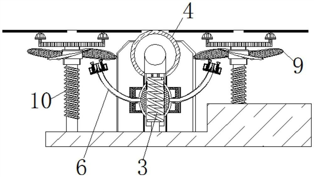 A device for detecting steel structures using airflow feedback force