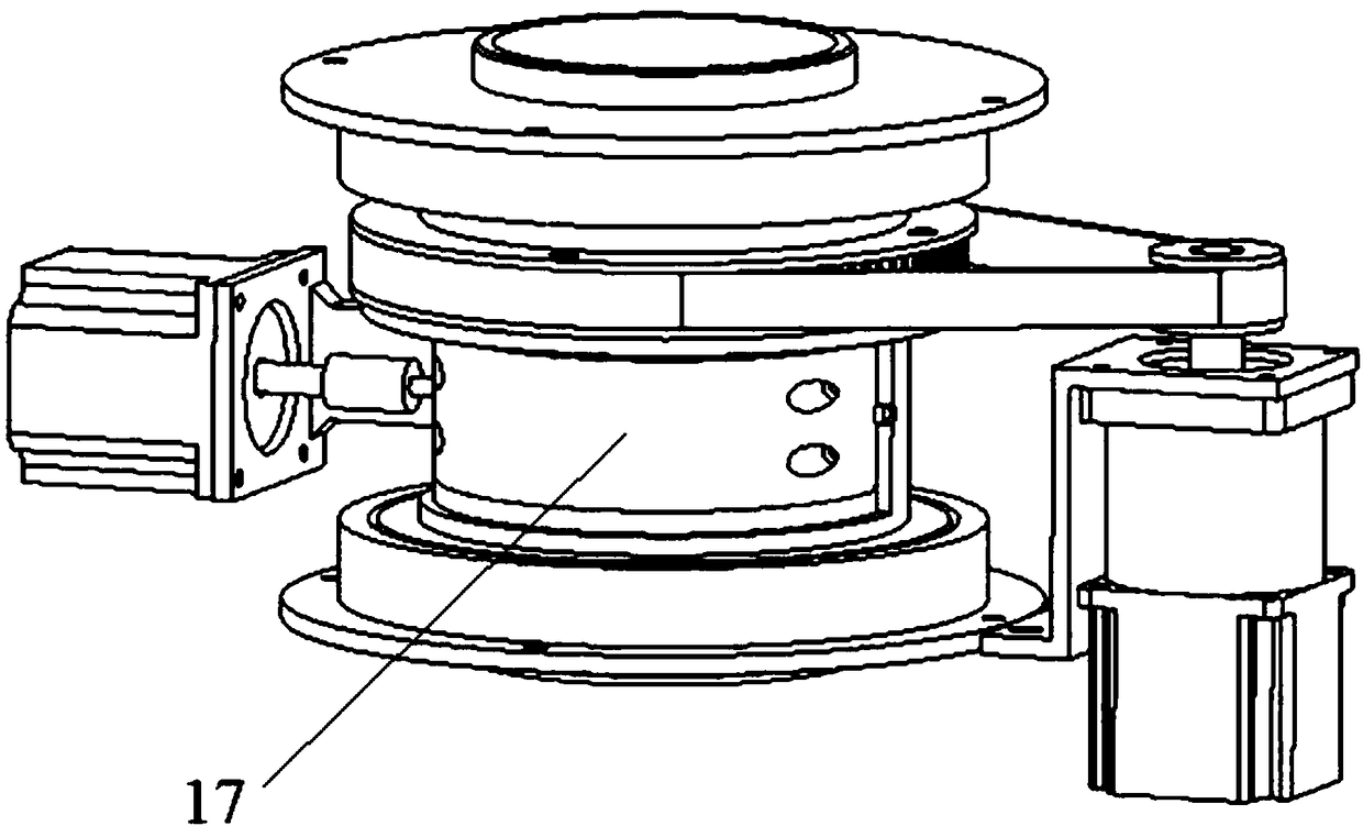 Automatic screening device for sample particles