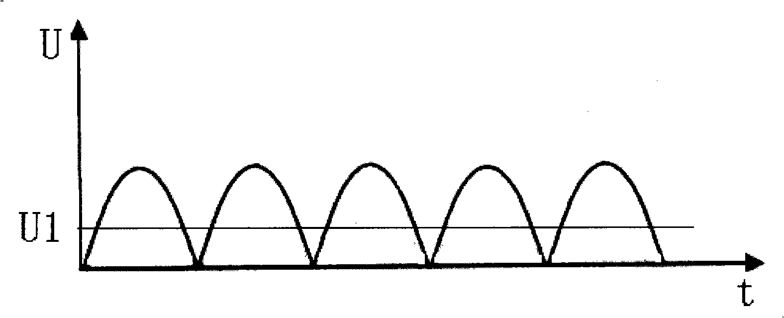 Circuit for correcting part active power factor