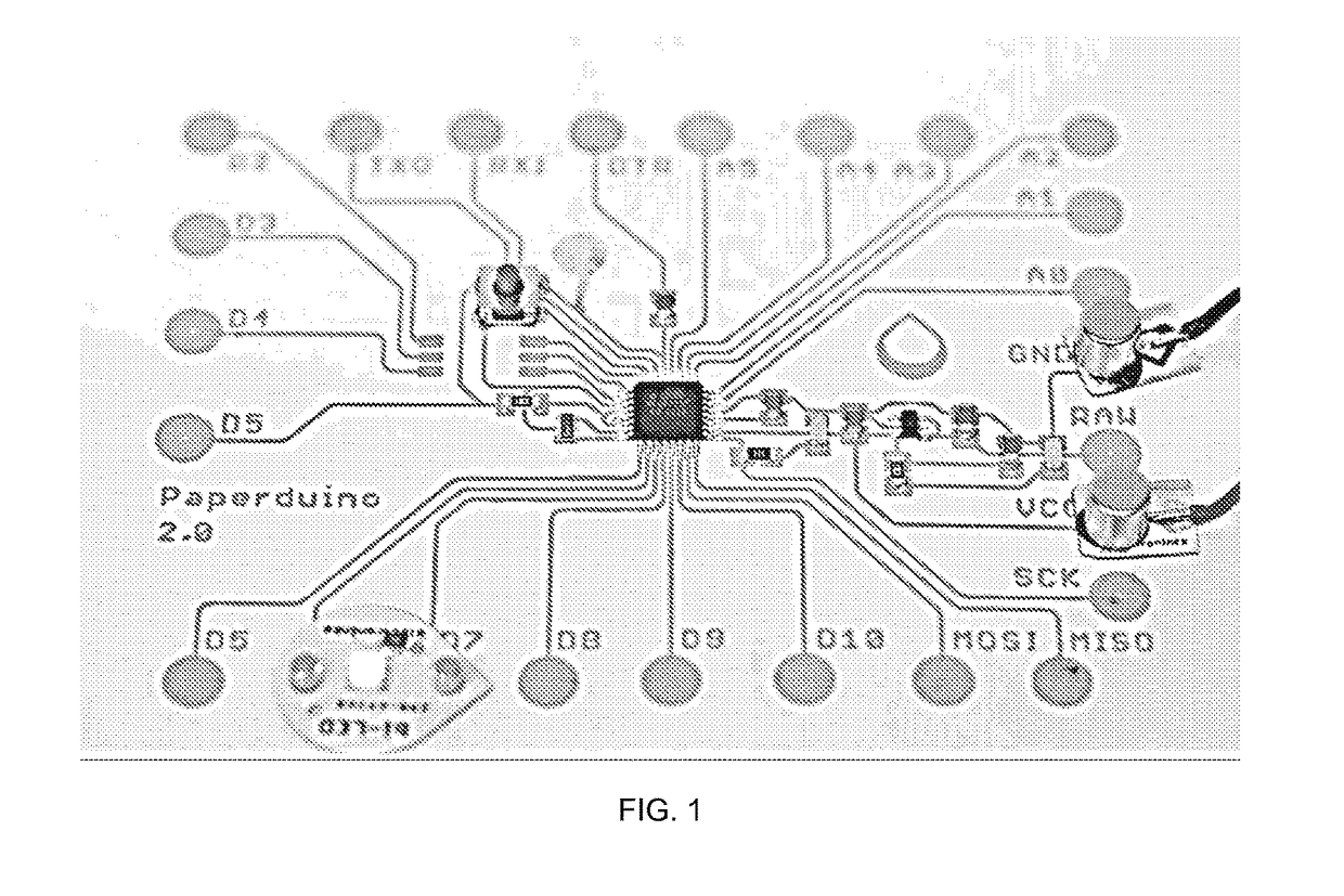 Conductive ink for a rollerball pen and conductive trace formed on a substrate