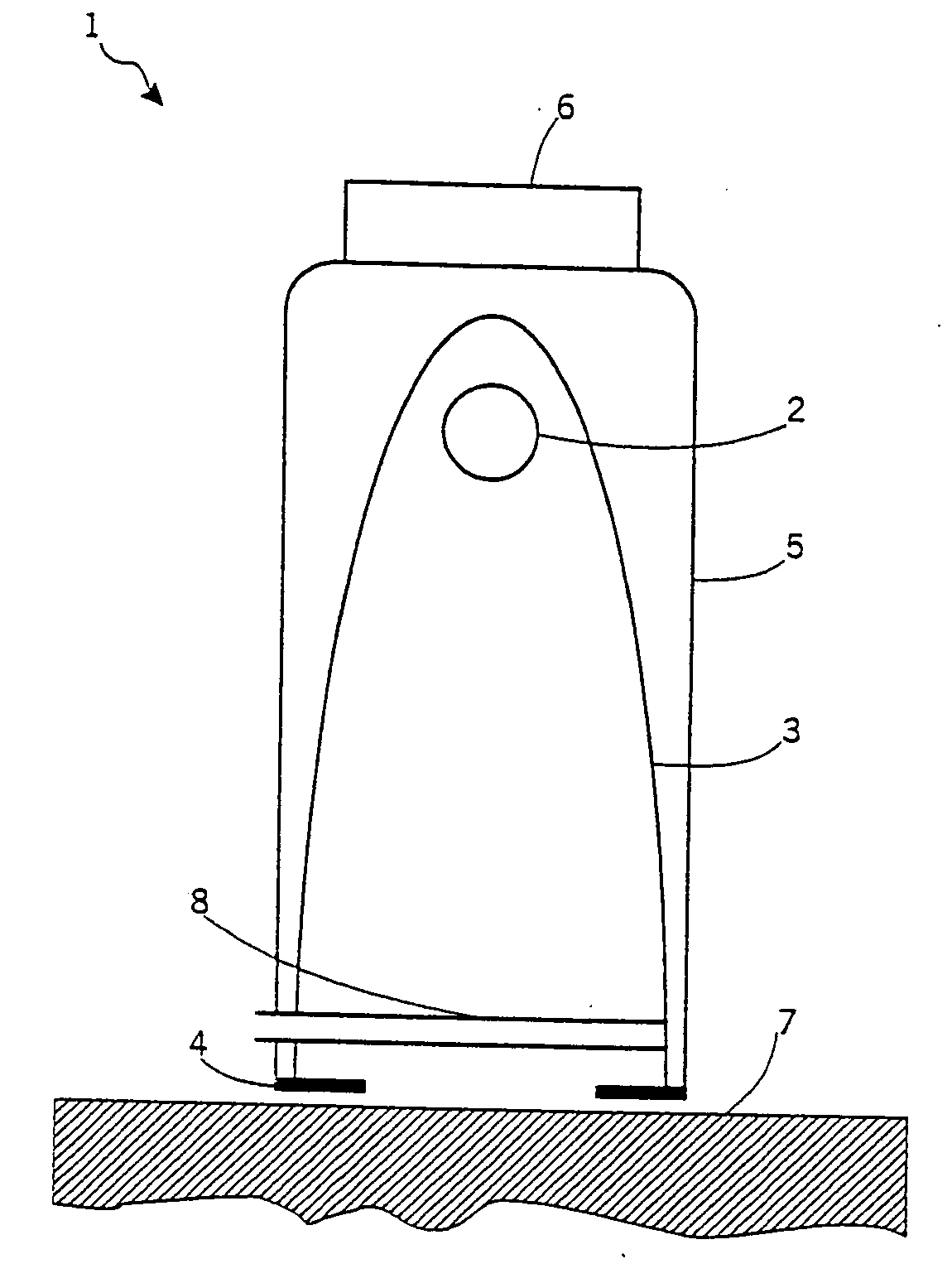 Irradiation device and method for the treatment of acne and acne scars