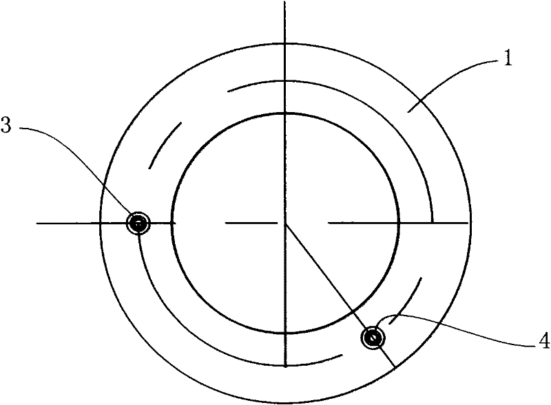 Manufacturing method of internal bladder of annular titanium alloy gas cylinder