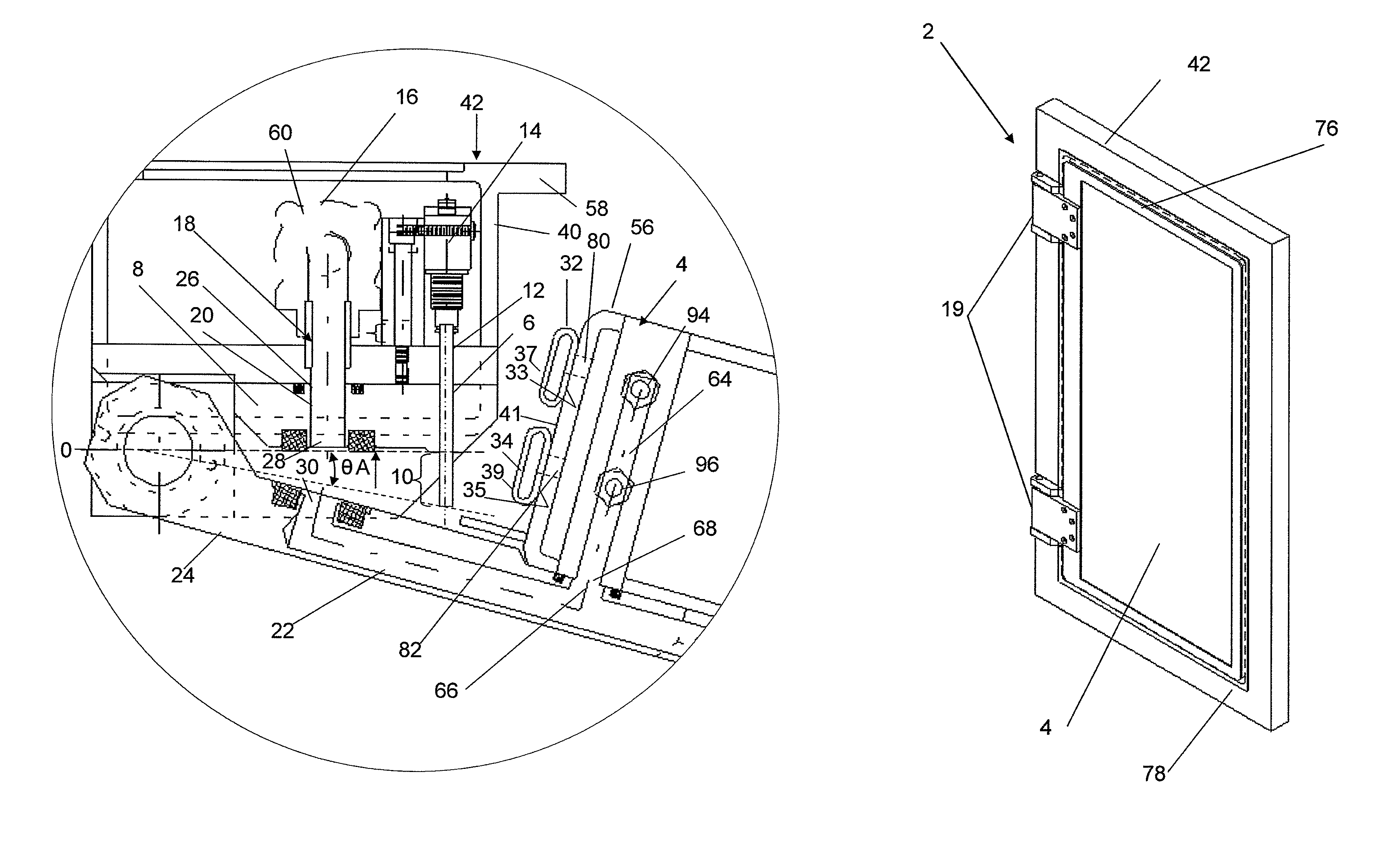 Door and system providing radio frequency shielding against high-altitude electromagnetic pulse