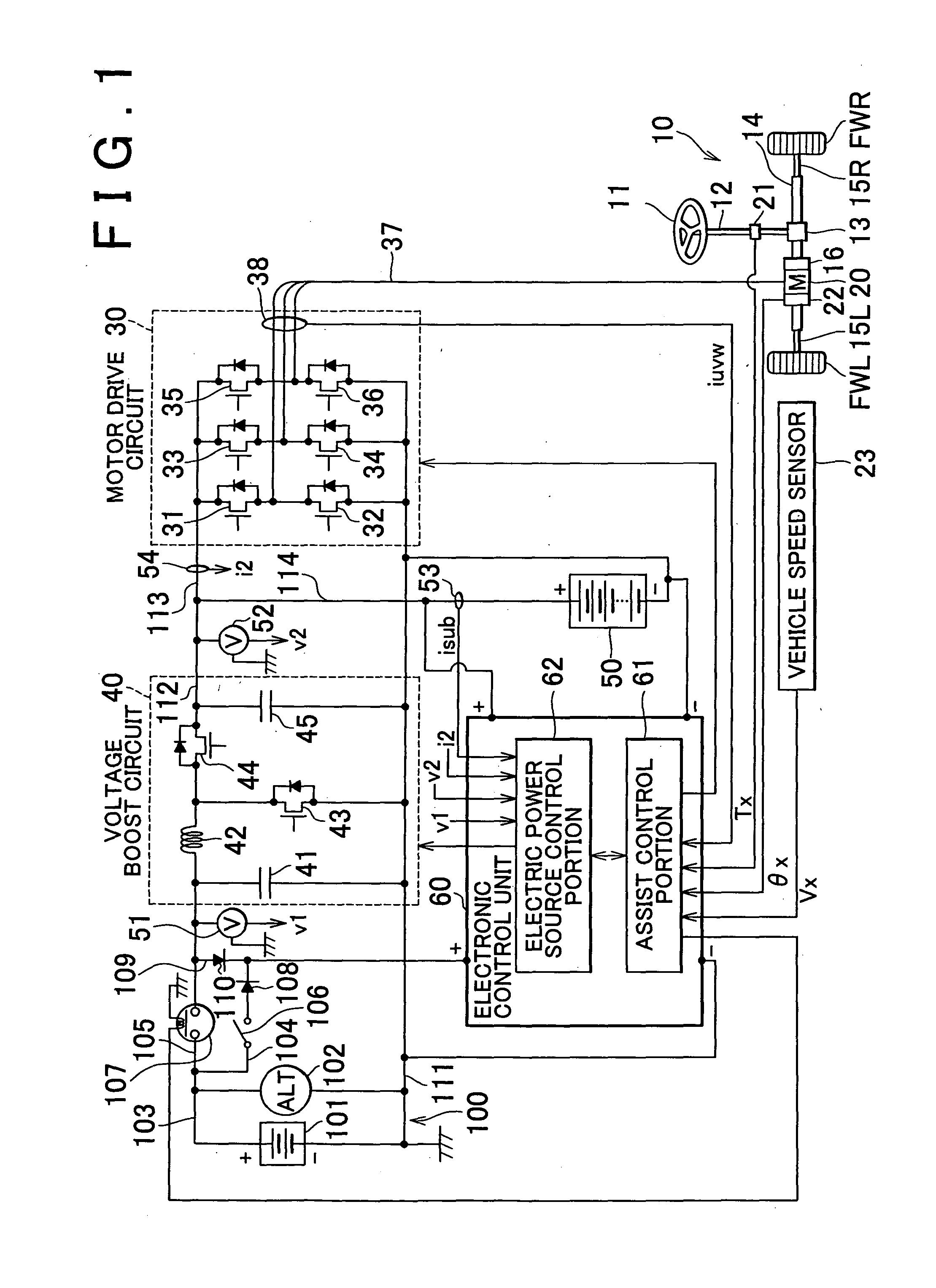 Steering device for vehicle