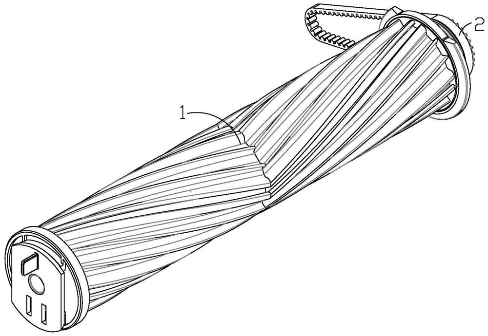 Brush head of dust collector and dust collector