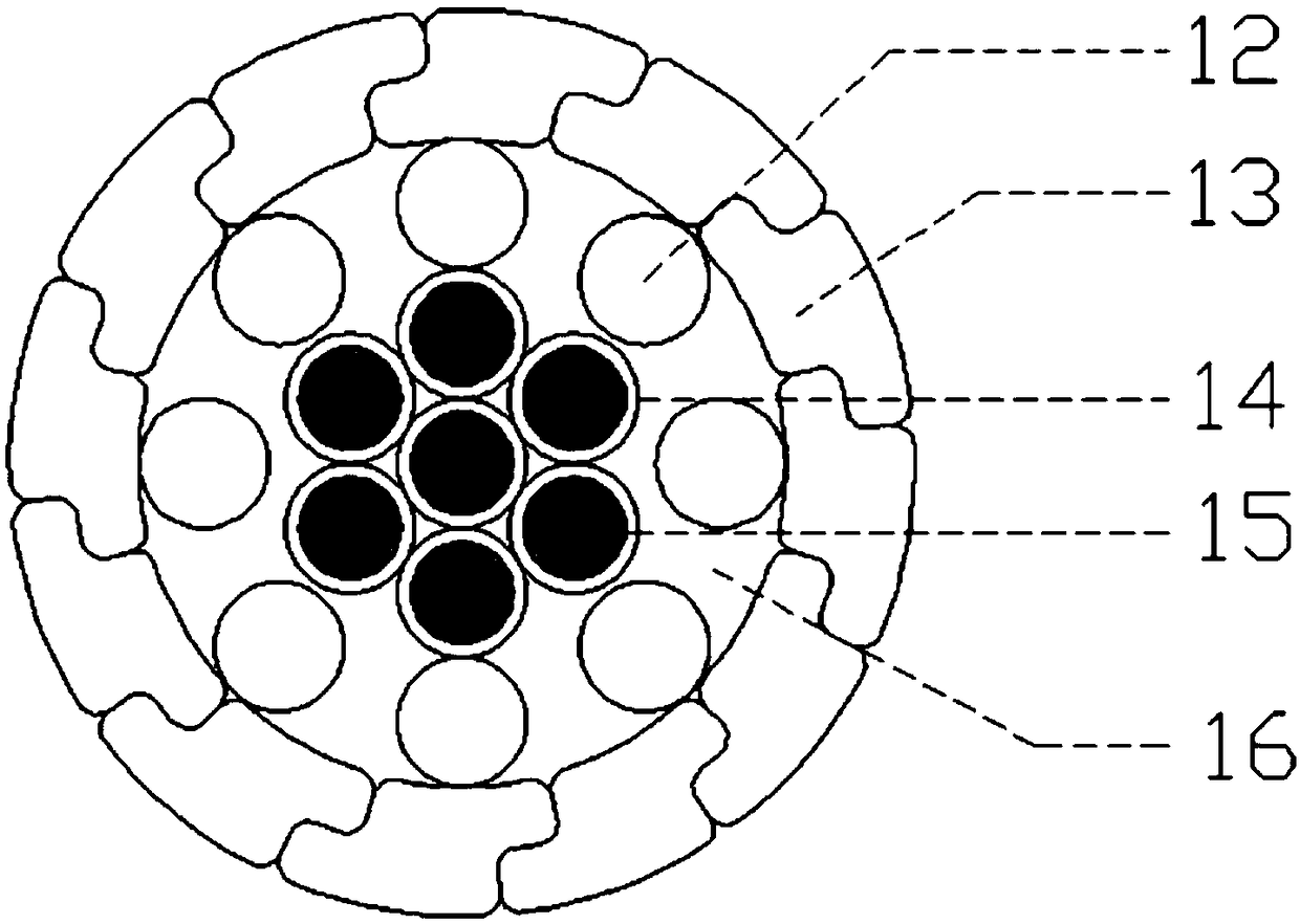 A self-damping low-loss high-corrosion resistant hard aluminum wire strand and a manufacturing method thereof