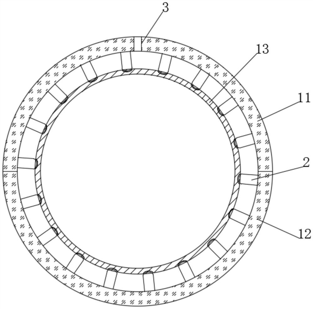 Scatter-point recombination mold for one-time molding of spherical plastic net