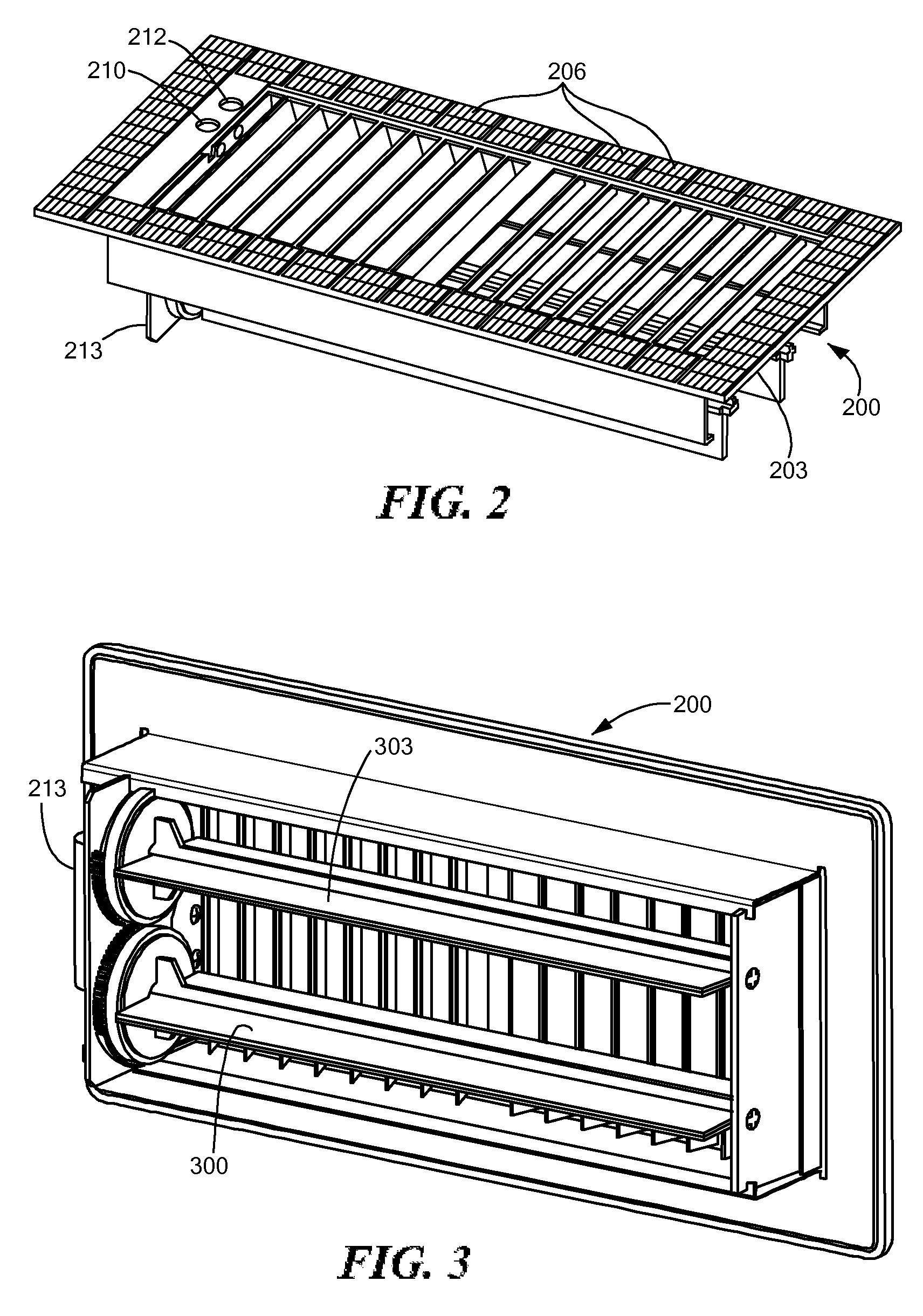 Automatically balancing register for HVAC systems