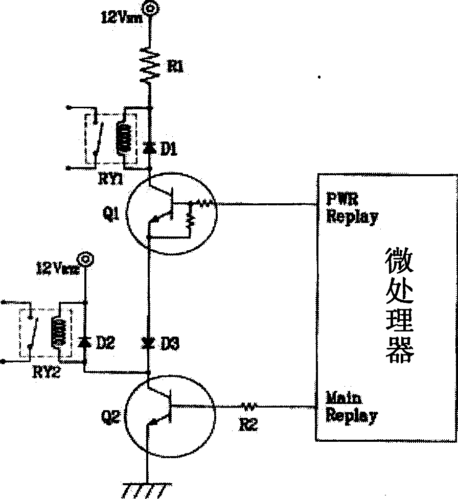 Impulse current prevented circuit of microwave oven