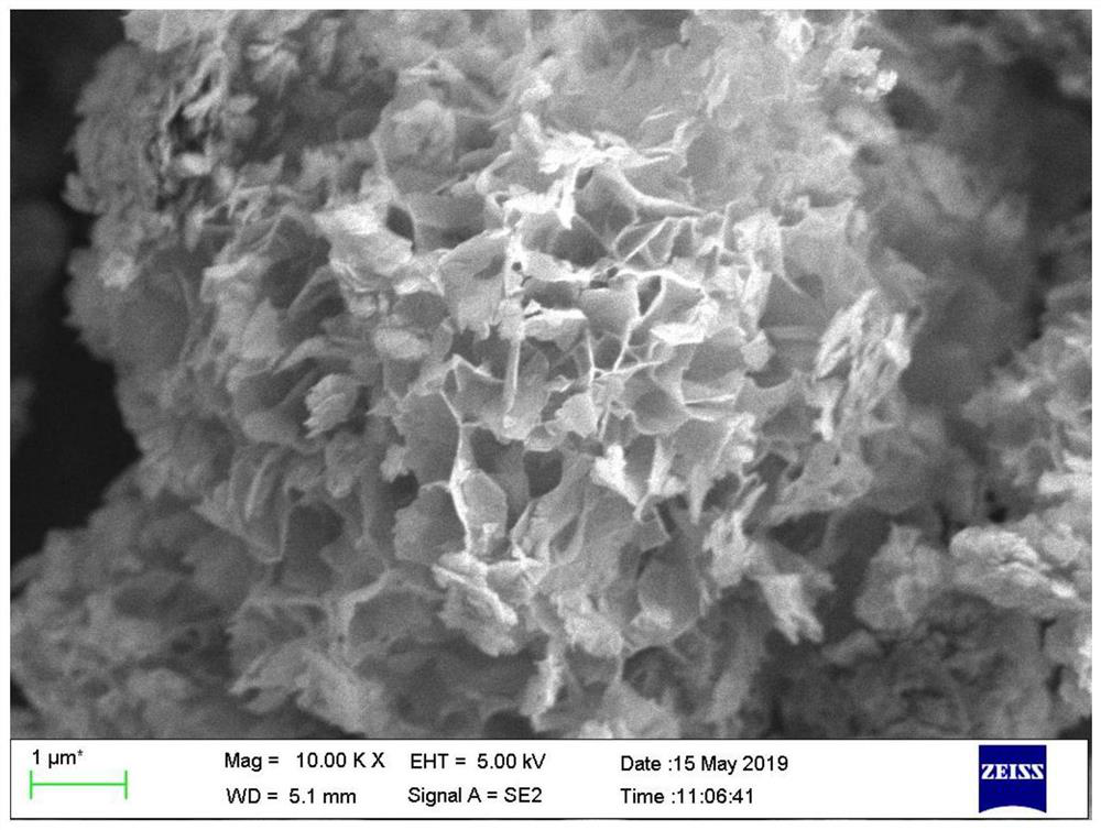 A kind of niti nano flower hydrotalcite photocatalyst and its preparation method and application