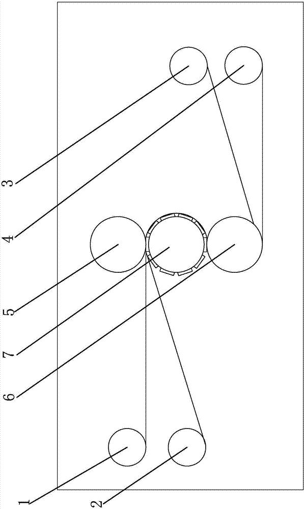 Printing and embossing synchronous forming method and device for polyester compound fabric