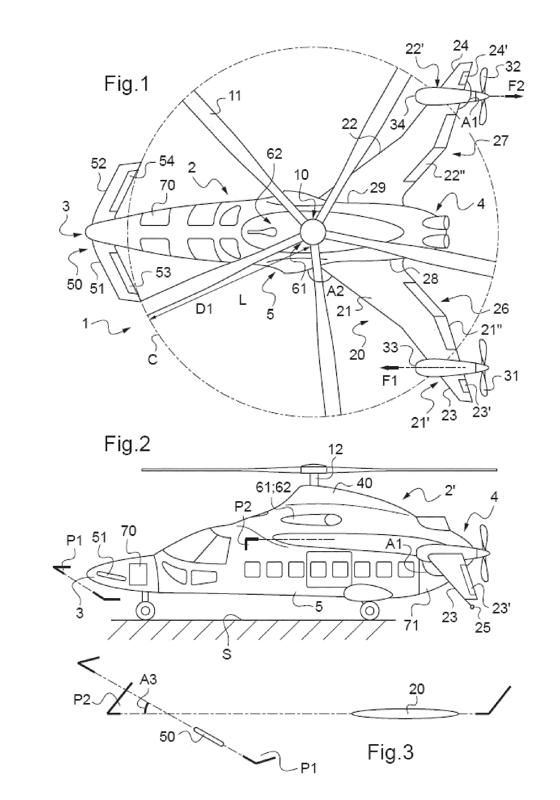 Hybrid helicopter that is fast and has long range