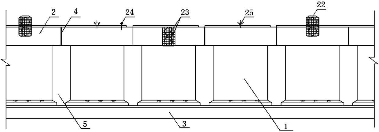 Jetty type wharf with caisson structure, and construction method thereof